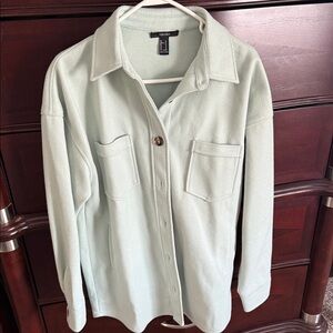 Forever 21 Mint Green Knit Top